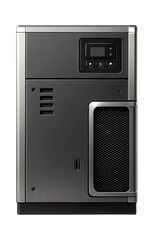 Obraz premium Variable speed drive screw compressor with integrated dryer for a commercial printing company.