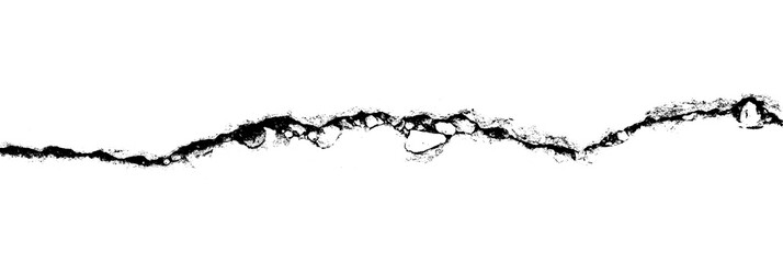 cement crack, scratch, grunge for overlay effect on transparent background. Dirty grunge texture. old worn overlay distressed background. scratched glitch effect for design. PNG file