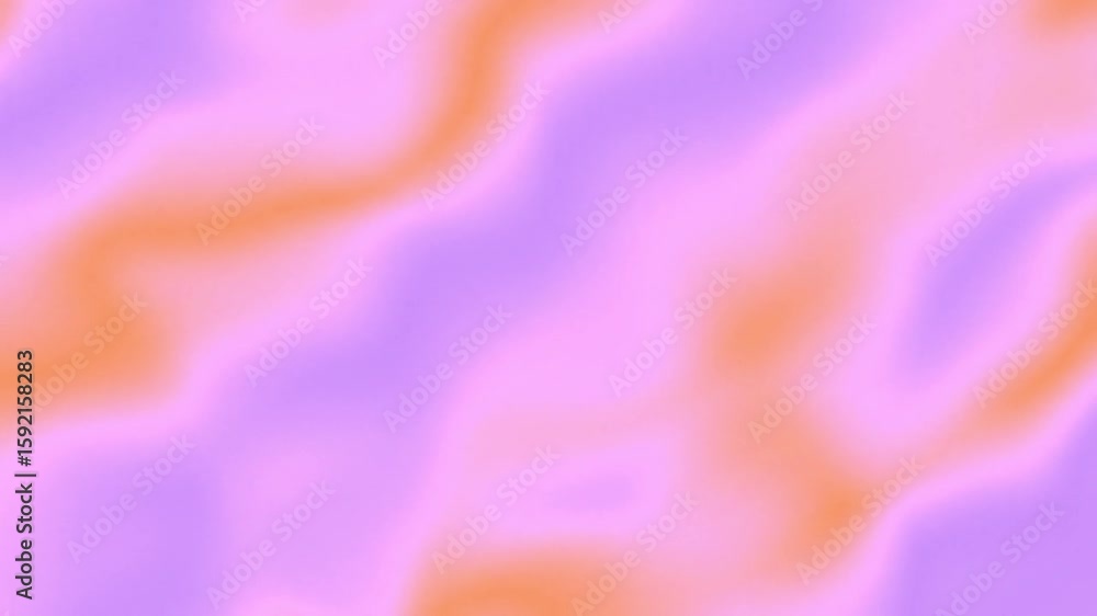 Aufkleber abstract background with melted paint effect in soft lavender and orange gradient