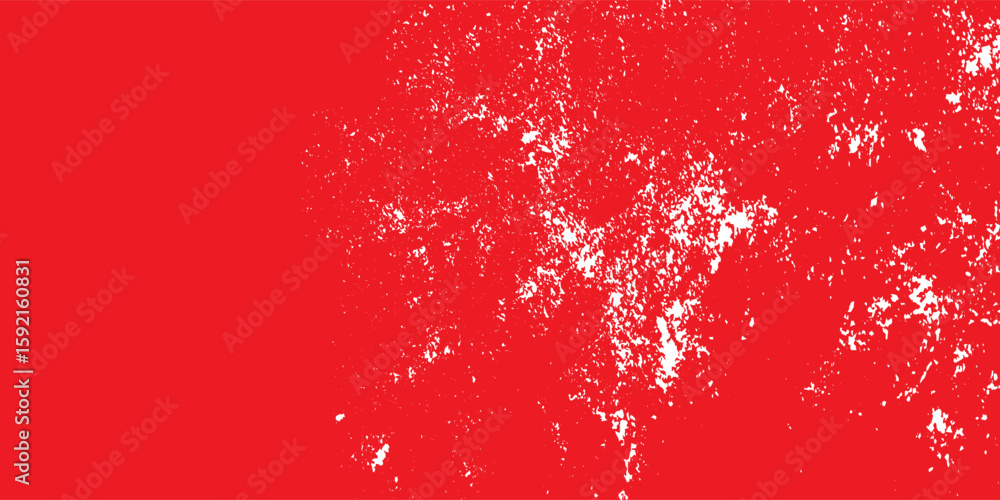 Poster red grunge texture background with distressed halftone effect