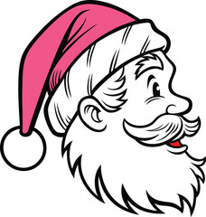 vector illustration of a santa claus