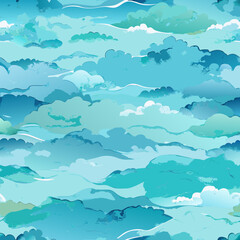 blue sky with clouds