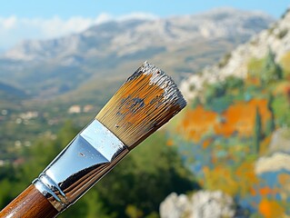Paintbrush Mountain Mural.