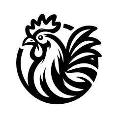 vector illustration of a rooster © Md Manuar