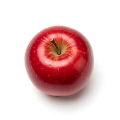 Red Apple on White Background – High-Resolution Studio Image