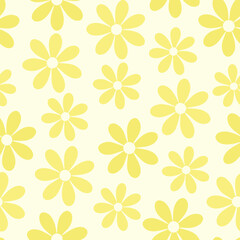 Obraz premium pattern with yellow flowers