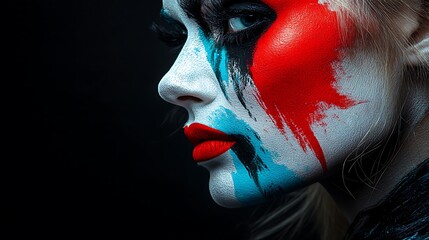Painted Woman Profile.