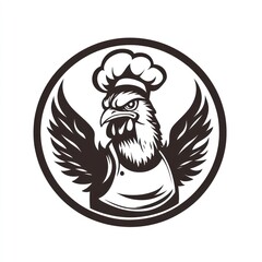 Chef rooster emblem