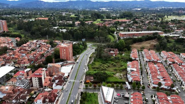 Video a&eacute;reo realizado en el sector de San Antonio de Pereira en Rionegro, Antioquia,