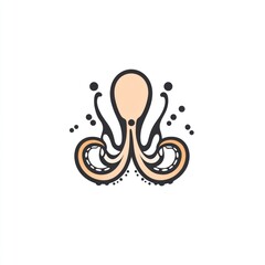 Simple octopus graphic (2)