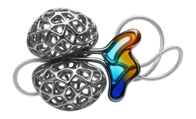 Ribosomal complex showing elongation factor bound at the site