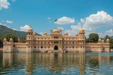 Jaipur Jal Mahal floating water palace Rajasthan India lake architecture tourism travel destination royal heritage landmark photography
