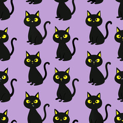 pattern with cats