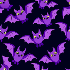 halloween background with bats