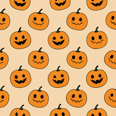 halloween pumpkins pattern