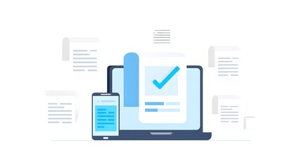 Digital document management system software for business automation and workflow app