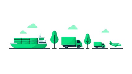 Global logistics transportation freight shipping cargo delivery supply chain management
