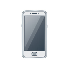 Cartoon Mobile Phone Illustration Modern Smartphone Technology Design Icon