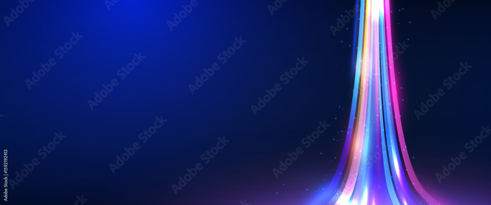 Wall mural technology graphic design background. vector illustration. vector abstract technology circuit lines.