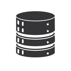 Vector Illustration of Data Storage Server Depicting Network and Cloud Computing in Digital Technologies