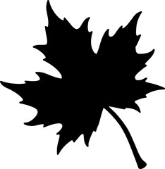 Maple Leaf Silhouette