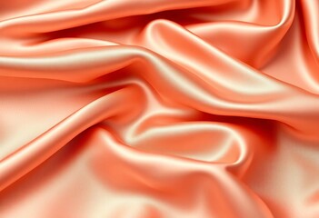 Fototapeta premium Luxurious, subtly shimmering silk fabric with a soft, draped texture, design element, background