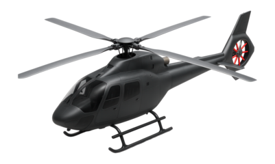 Military helicopter with advanced avionics and digital cockpit displays