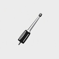 Obraz premium Simple black and white tool icon