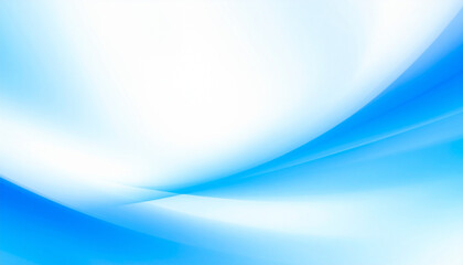 Naklejka premium the image displays a smooth, abstract background with soft, flowing lines. the color palette is predominantly shades of light blue, creating a calming and ethereal feeling