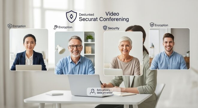 Secure Video Conferencing: Encrypted Online Meeting with Data Privacy