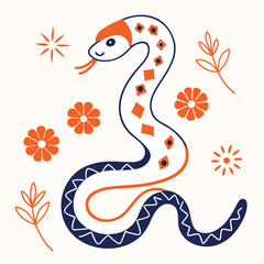 Obraz premium snake in the form