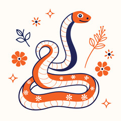 Obraz premium snake in the form