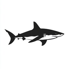 Obraz premium Silhouette of a shark (5)