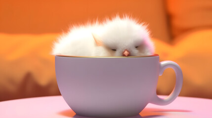 Kawaii Penguin Tea Party
