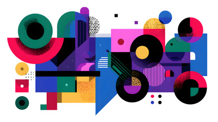 Obraz premium vector illustration of colorful numbers