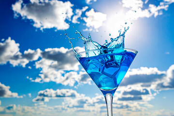 Colorful cocktail