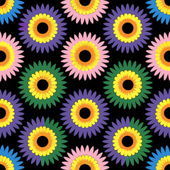 Fototapeta premium pattern with flowers