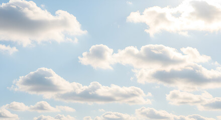 Obraz premium Cloud tapestry in open blue sky