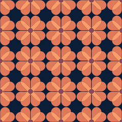Fototapeta premium vector pattern with flowers