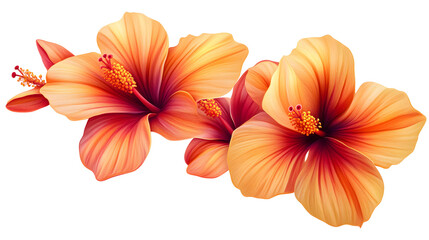 Fototapeta premium hawaiian flowers png