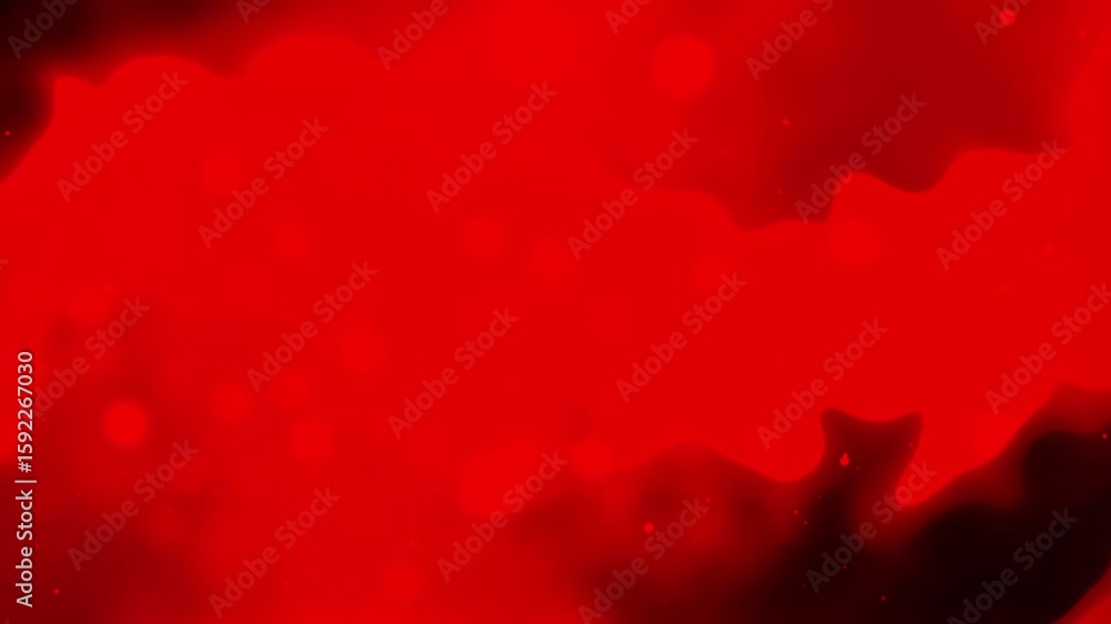 Poster blood-red gradient with soft bokeh lights creating a vibrant, dynamic backdrop. the dark and light s