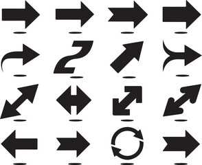 Bold Arrow Vector Collection

