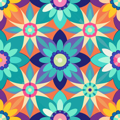  pattern with flowers