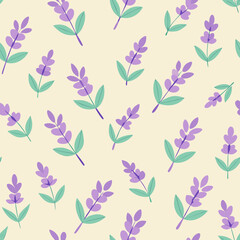  pattern with purple flowers