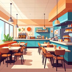 modern dining room