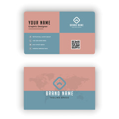 Professional Business Card Template Modern Minimalist Branding Design