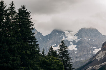 snow covered mountain
