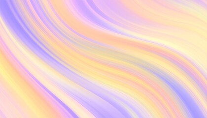 Fototapeta premium Smooth Abstract Gradient Background with Flowing Pastel Yellow, Orange, and Purple Waves