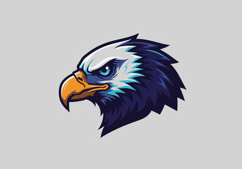 eagle head vector illustration