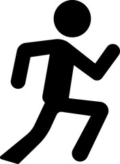 image displays of running and walking icon. often used to symbolize movement fitness or activity in various contexts workout modes or goals related to speed progress or routes web design infographics
